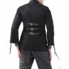 New Men Gothic Jacket Black Dead Threads Corseting Chain EMO Cyber Jacket